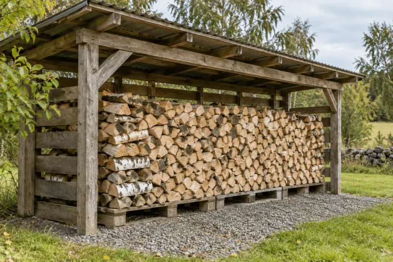 brænde luftigt skur